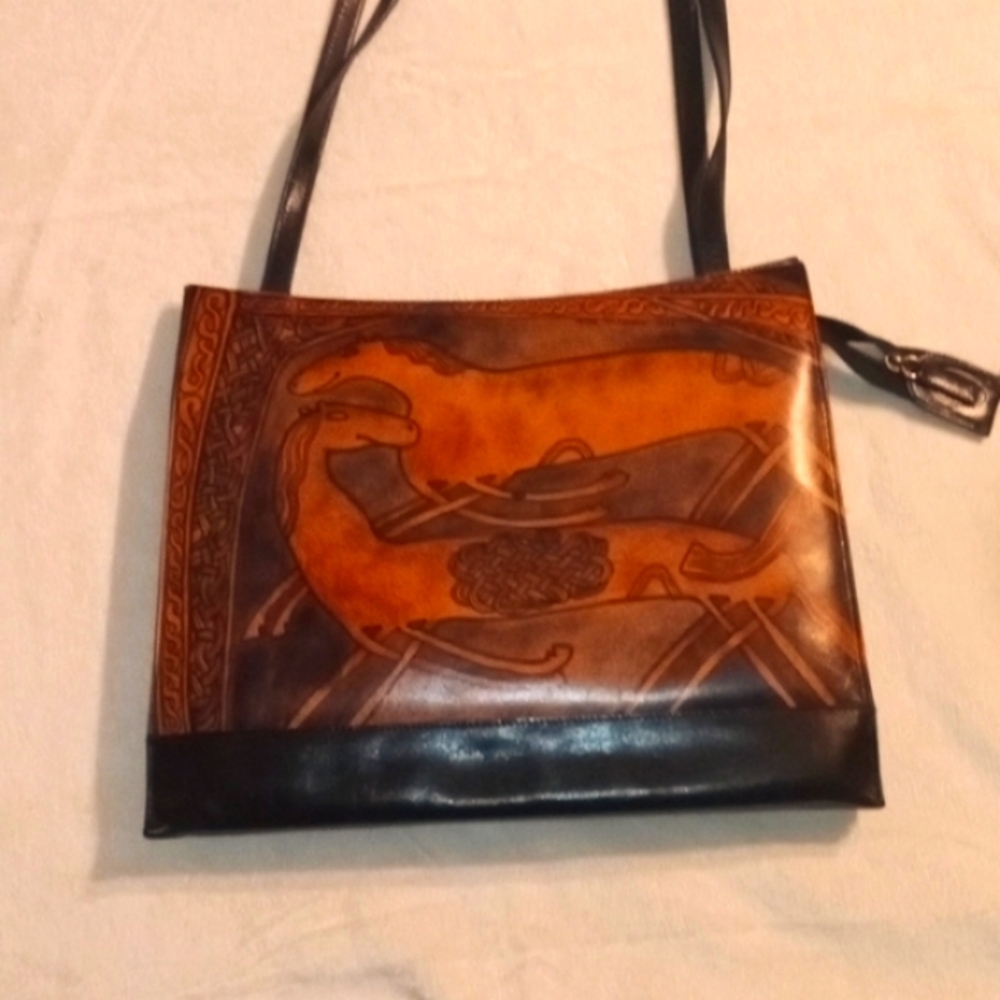 Bambas Art Bag Handmade Leather Shoulder Purse 👜